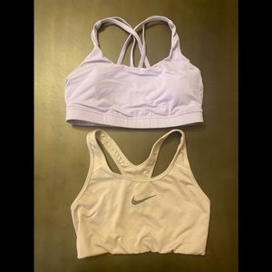 2 Sports Bras - Lululemon & Nike
